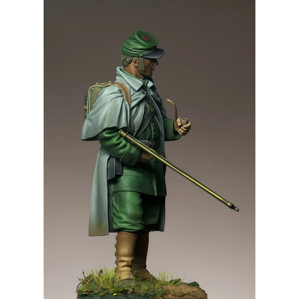 

Набор для сборки модели из смолы, 75 мм, без покраски, военная тематика, Бердан Снайпер, в разобранном и неокрашенном виде, GK, 1507R