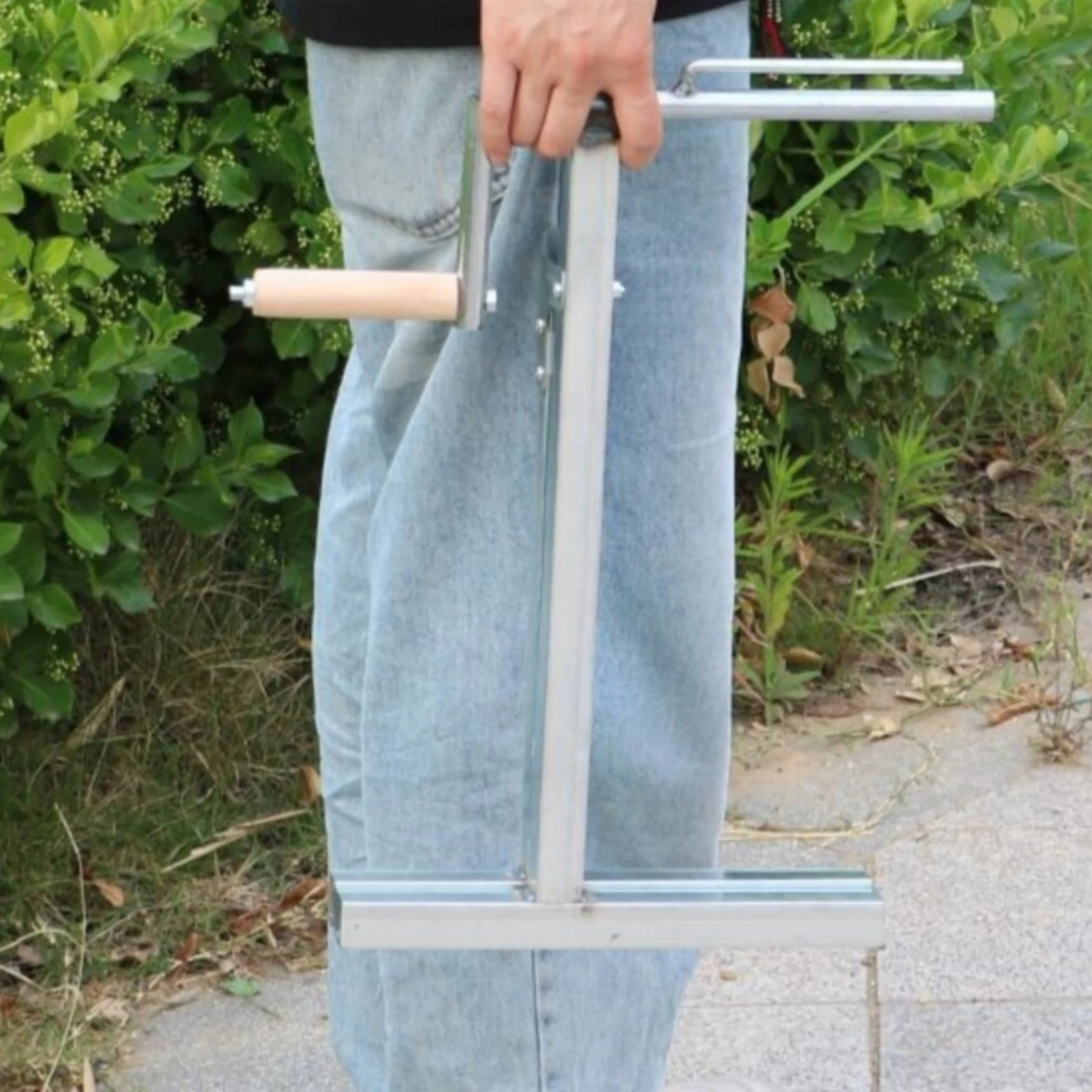 Hose Reel Winder Foldable Hose Winder with Crank Handle Portable Metal for Gardeners, Gardens, Farms