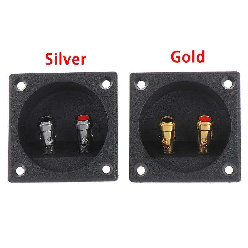 1Pc 50mm Round Cup Subwoofer Plug Car Stereo Speaker Box Terminal Connector
