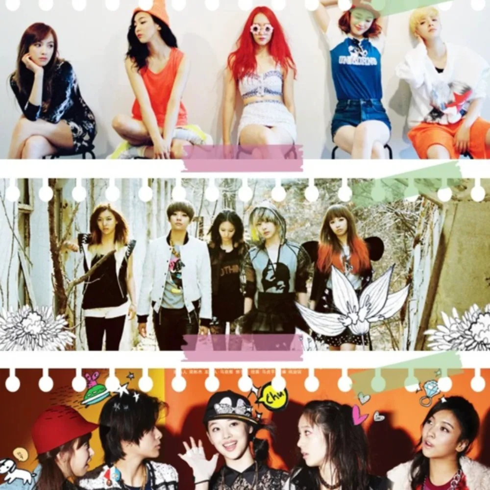 F (x) 3-Album Set (Nu ABO/Chu~/Pink Tape) CD + Photo Books + Signed Cards - K-Pop Iconic Collection