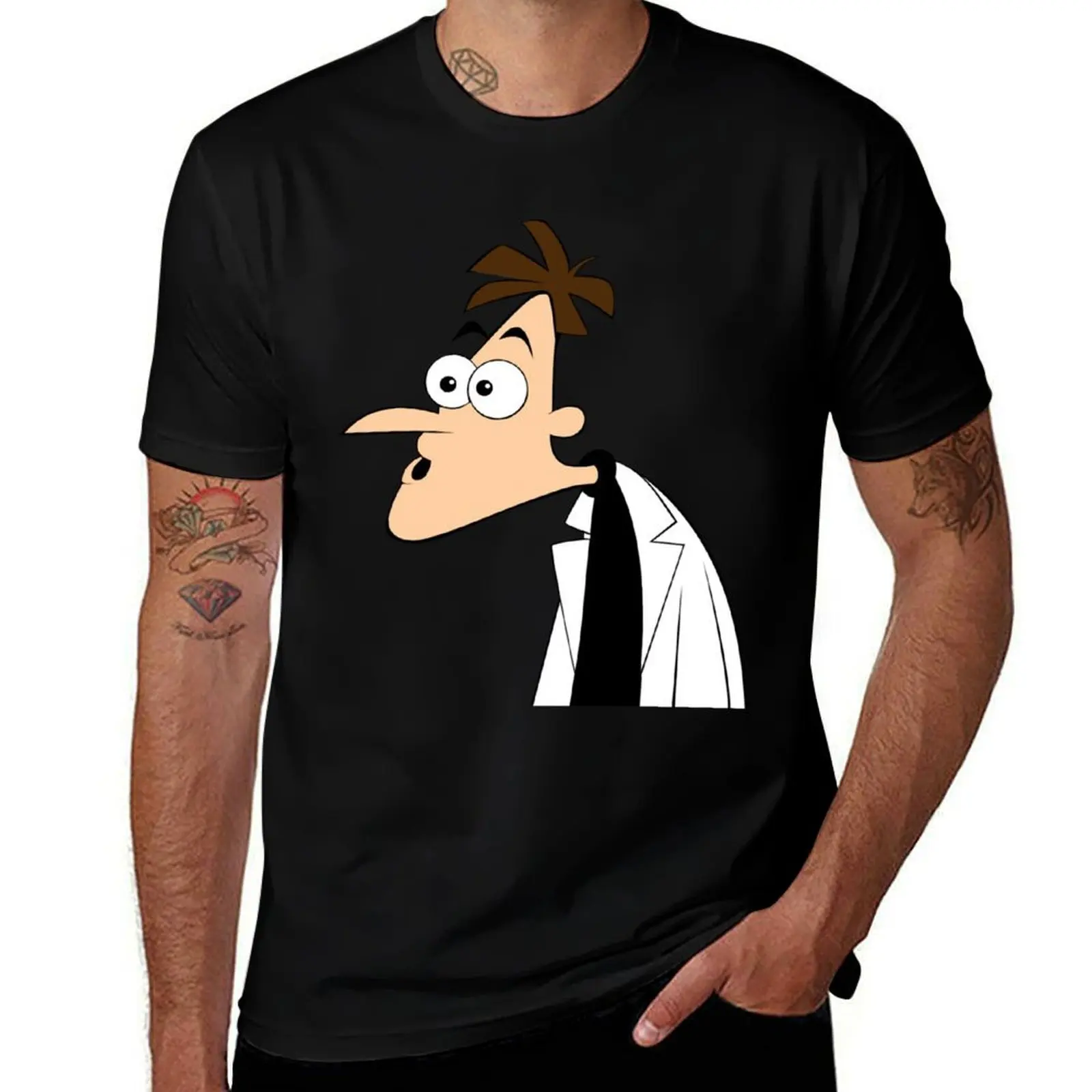 Dr. Heinz Doofenshmirtz T-Shirt Classic Basic Casual T-Shirt