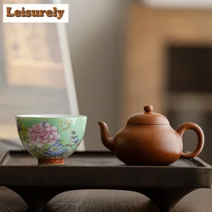 Bir fincan çay renk çalışmasıdır - çin bardağı, şakayık seramik ustası, saray, ev, yüksek kalite ve bir dizi çay ve çiçek ve bir kase çay küçük, taşınabilir 65 ml'dir 8 en çok satan, kupa emaye küçük, no. 6