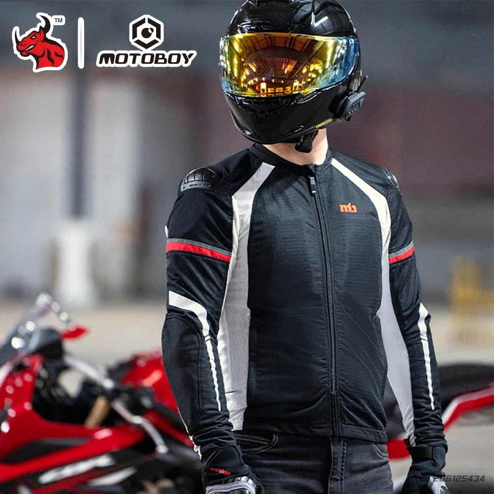 

Summer Motorcycle Jacket Man Full Body Armor Lightweight Breathable Motocross Riding Clothing Motorcyclist Jacket Anti-drop