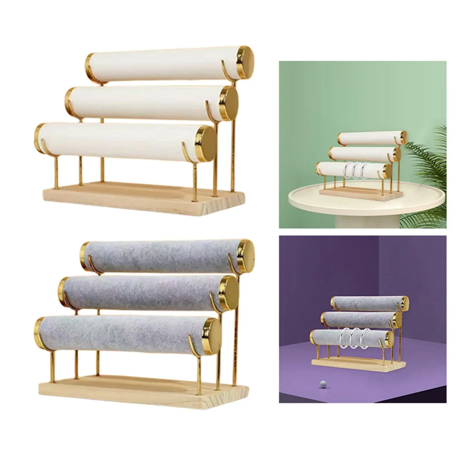 

3-х уровневая подставка для браслета для браслета, часов, ювелирного магазина, браслета