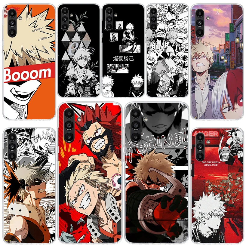 My Hero Bakugou Katsuki Phone Case For Samsung Galaxy A14 A15 A13 A12 A54 A55 A53 A52 A34 A35 A33 A32 A24 A25 A23 A22 A04S A03S