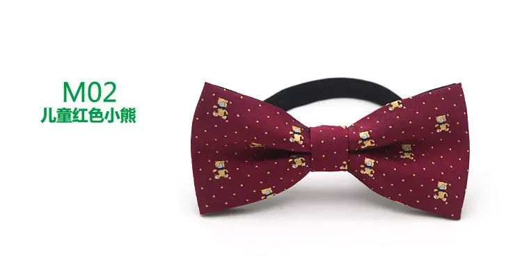 Estilo britânico crianças 5*10cm laços amarelo azul ponto flor gravata borboleta caber meninos meninas festa realizar diário bowknot presente de aniversário