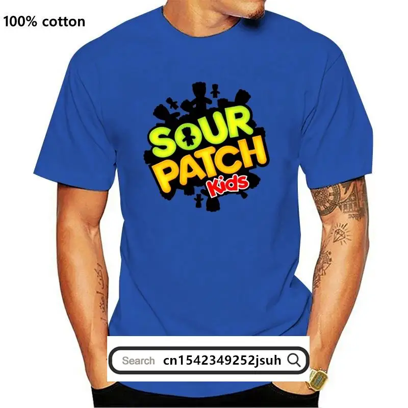 

YM New Sour Patch Kids Candy Chewy Gummy T-Shirt Mens Tee Gift 2021 From US Cotton Tee Shirt Personality Custom