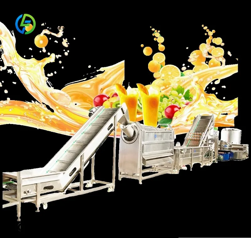 Complete Fresh Fruit Juice Processing Line Drink Production Line  Full Automatic Juice Filling Machine