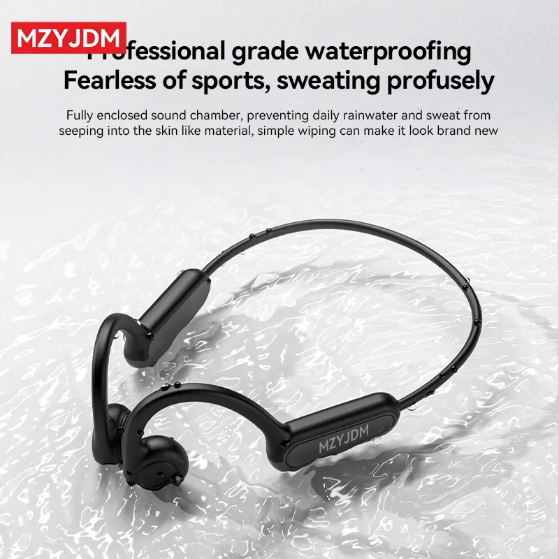 MZYJDM سماعات توصيل العظام اللاسلكية B9 شريط حول ياقة الملابس Bluetooth5.3 سماعات رياضية إلغاء الضوضاء سماعة أذن لشاومي #3