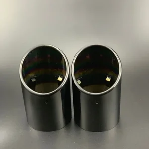 1 Paar aus Edelstahl-Autoablöhrchen gerade Tipps Hülle für Audi Q7 2007-2011 Autozubehör 10 Hauptverkäufe Besseres Escape Audi - №9