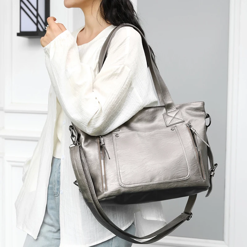 Luksusowa torba damska na ramię Wysokiej jakości skórzane torby damskie dla kobiet 2024 Nowa torba na ramię Duże torby crossbody Sac A Main