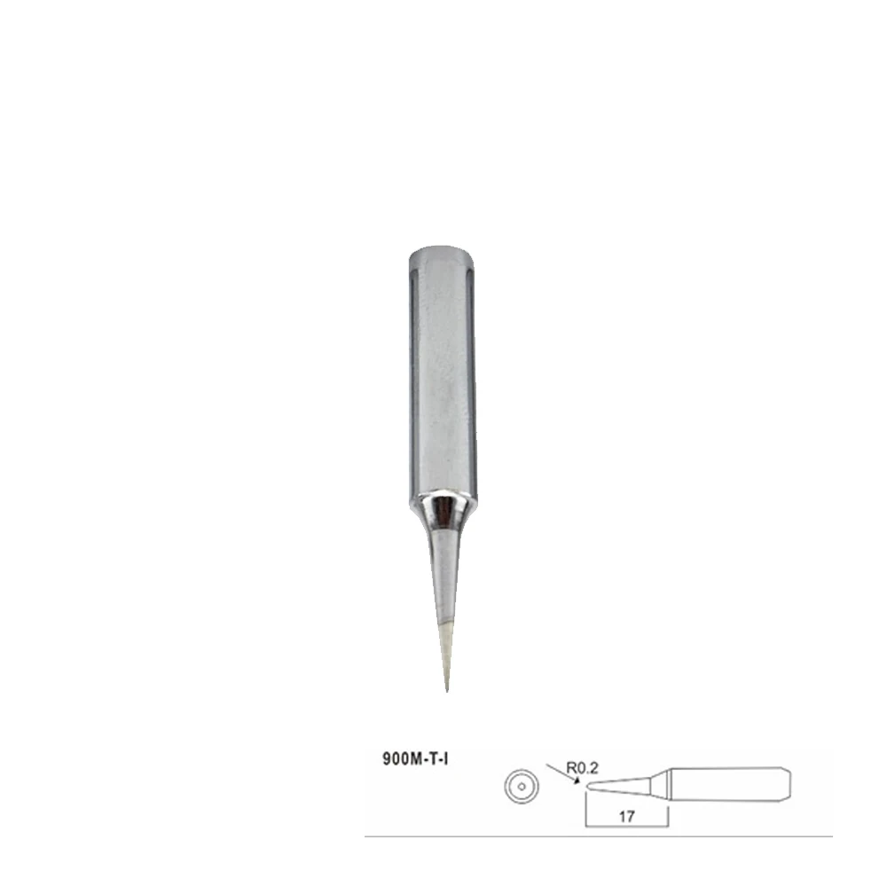 10PCS Löten eisen kopf + 2PCS Gehäuse Anzug 900M-T-I Blei-Freies Umweltschutz Lötkolben Kopf Für löten
