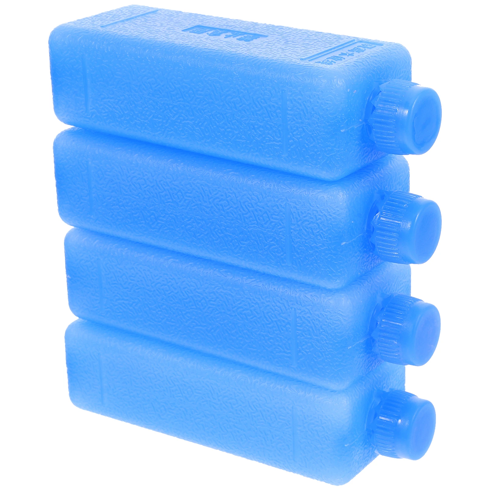 

4pcs Large Ice Crystal Box Reusable Rubber Freezer Packs Leak-Proof Cooling Containers Lightweight Portable For Lunch