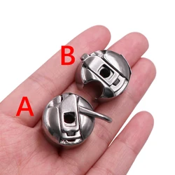 1Pc New Household Silver Metal Sewing Machine Bobbin Case Sewing Machine Accessories Bobbin Case For Old Style Sewing Machine