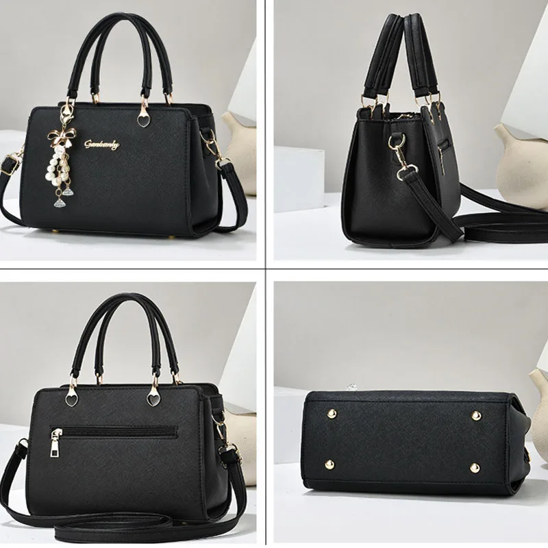 New Women bag Shoulder bag Handbag for women 2026 Crossbody bag pattern PU Portable bucket bag ladies messenger bag - Image 4