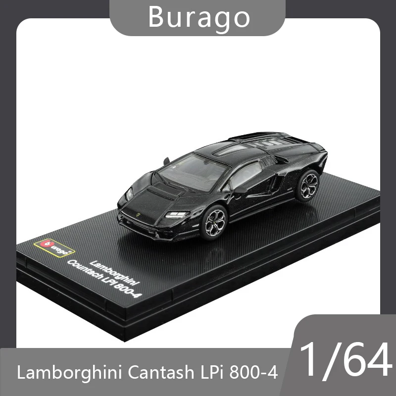 

Burago 1:64 Kantash LPi 800-4 alloy car model boy toy for a car model collector's birthday gift desktop ornament