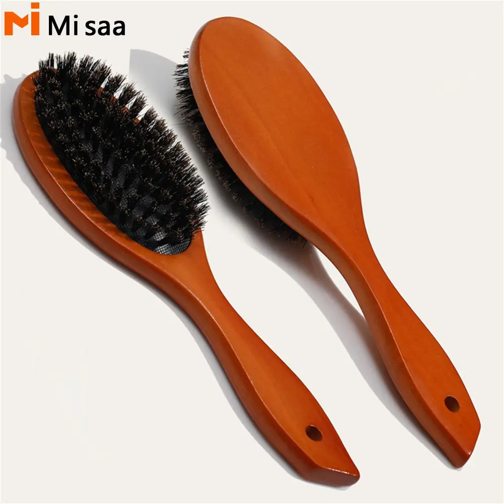 Bristle Comb Anti-static Design Comfortable And Durable To Hold Stimulate Massage Scalp Accelerate Blood Circulation Comb