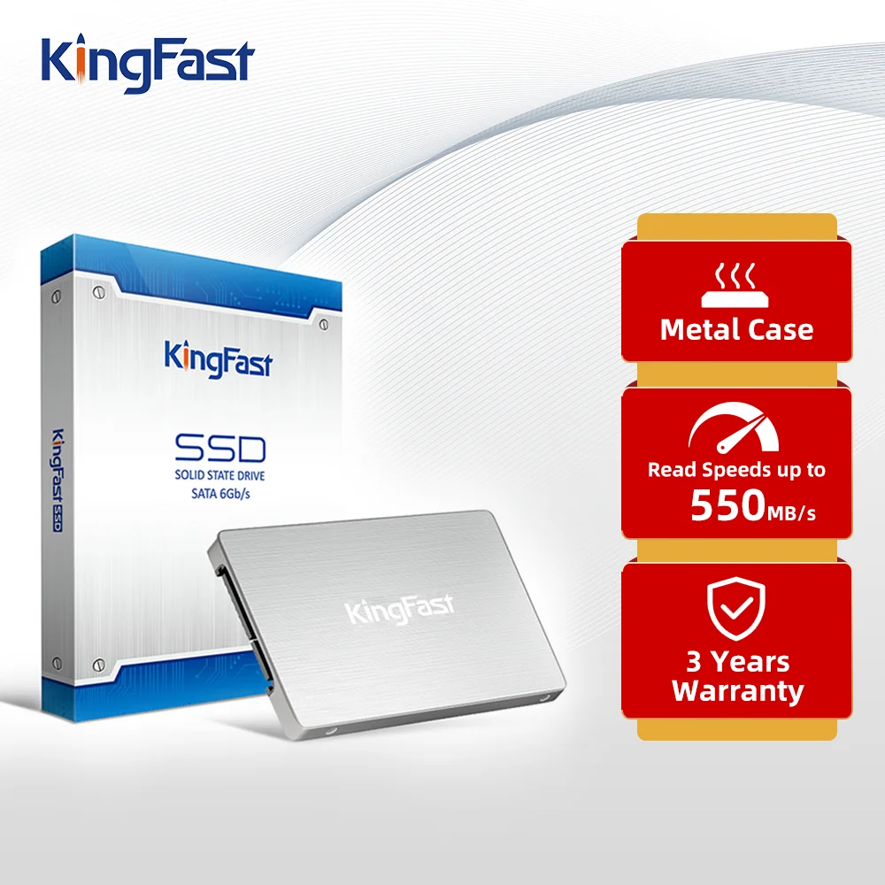 KingFast Ssd 1tb 2.5'' SSD SATA 3 480GB 512GB 2TB HD SSD 1 TB 2 TB 500GB Internal Solid State Hard Disk Drive for Laptop Desktop