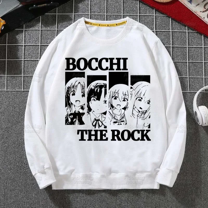 BOCCHI THE ROCK! Hoodie Hitori Gotoh Ijichi Nijika Sweatshirts Bocchie The Rock Pullover Harajuku Men's Hoodie Casual Clothes