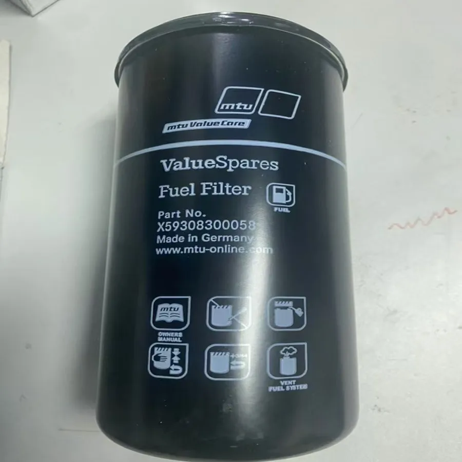 

Hot Sale Original MTU Engine Spare Parts X59308300058 Fuel FILTER Spin-On