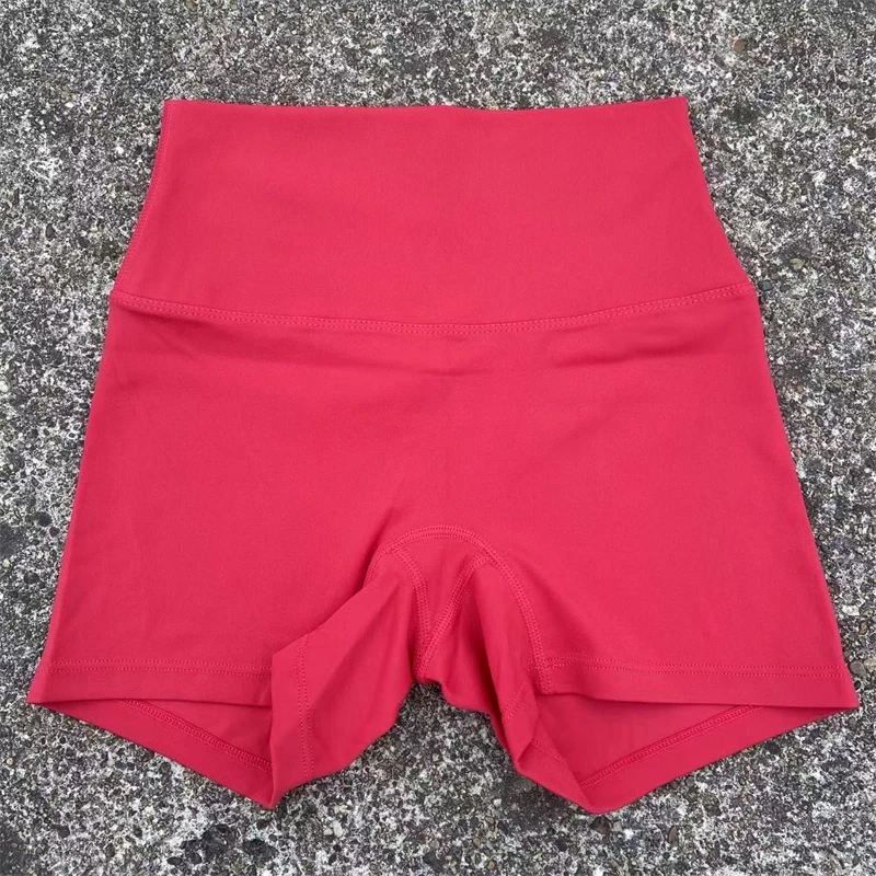 ผู้หญิงโยคะกางเกงขาสั้นกีฬากางเกงขาสั้นเอวสูงออกกําลังกายสั้นLeggingsฟิตเนสสั้นกางเกงขี่จักรยานแน่นนุ่มกีฬา