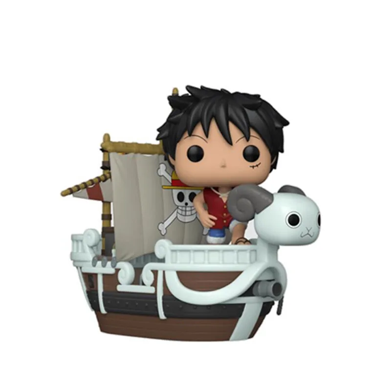 Funko Pop Rides: OnePiece Luffy with Going Merry (Limited Edition) #111 Vinyl Action Figures Model Toys Gifts