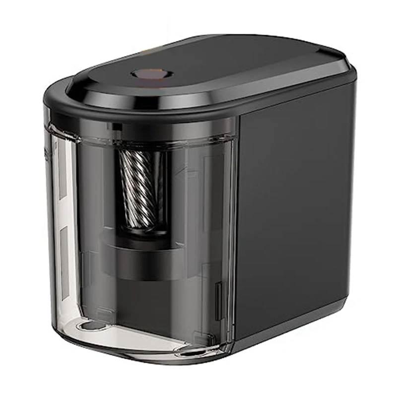 Сверхмощная Автоматическая точилка для карандашей No.2(6-8 мм), для школы/офиса, с адаптером, штепсельная вилка европейского стандарта