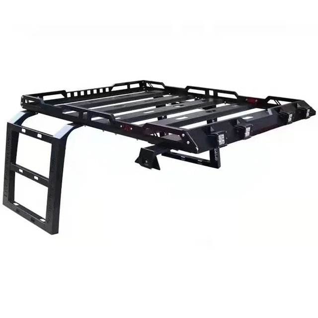 

Auto Parts Exterior Accessories Roof Luggage Rack With/without Lights with Ladder for Wranler JL 2018-2020