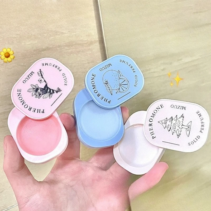 

Solid Perfumes Women Men Pockets Solid Balm Mild Lasting Aroma Flowers Fruit Fragrances Body Deodorants Birthday Gifts Portable