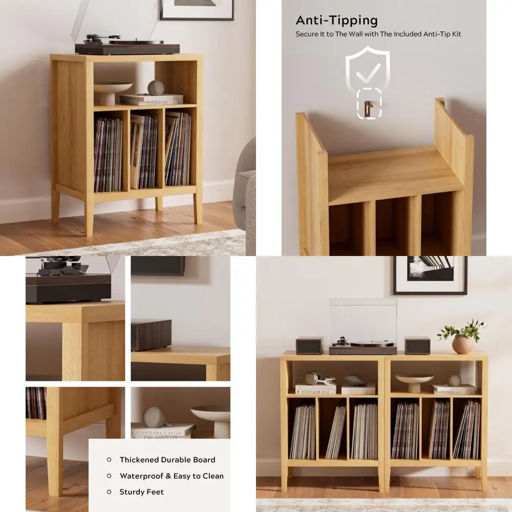 Compact Wooden Viny… - image