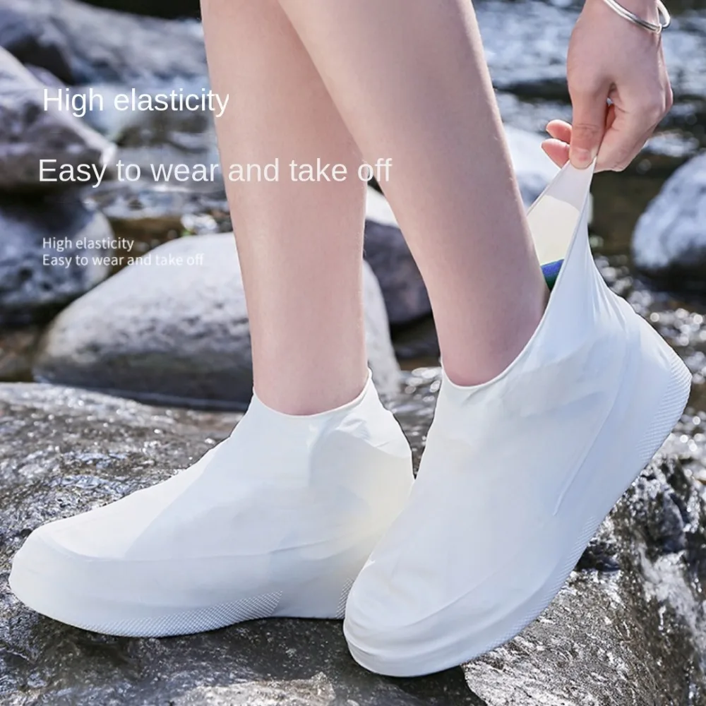 Accessories Latex Shoe Covers Waterproof Reusable Rain Boot Elastic Shoes Protectors Rain Shoe Cover Unisex