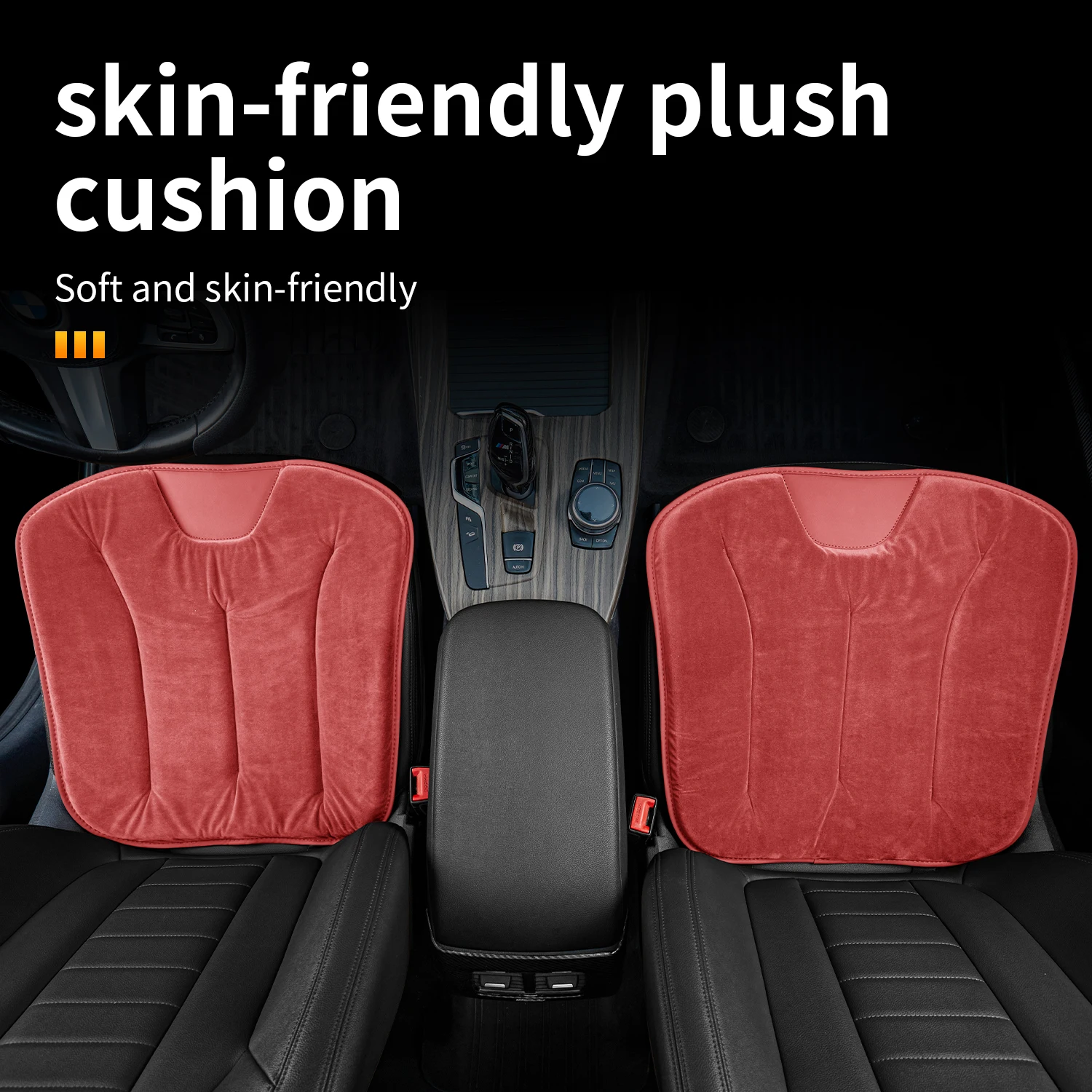 

Suitable for JETOUR DASHANG/X70PLUS/X90PLUS/T2/T1/X50 thick plush fabric, comfortable and skin friendly car seat cushions