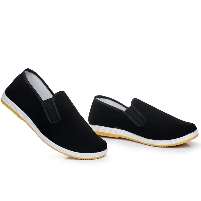 

DY20Bruce Lee Style Chinese FN04R9A5 Kung Fu Rubber Cotton Men Shoes Handmade Tai Chi Slippers Leisure Flats Walking Shoes Mens2