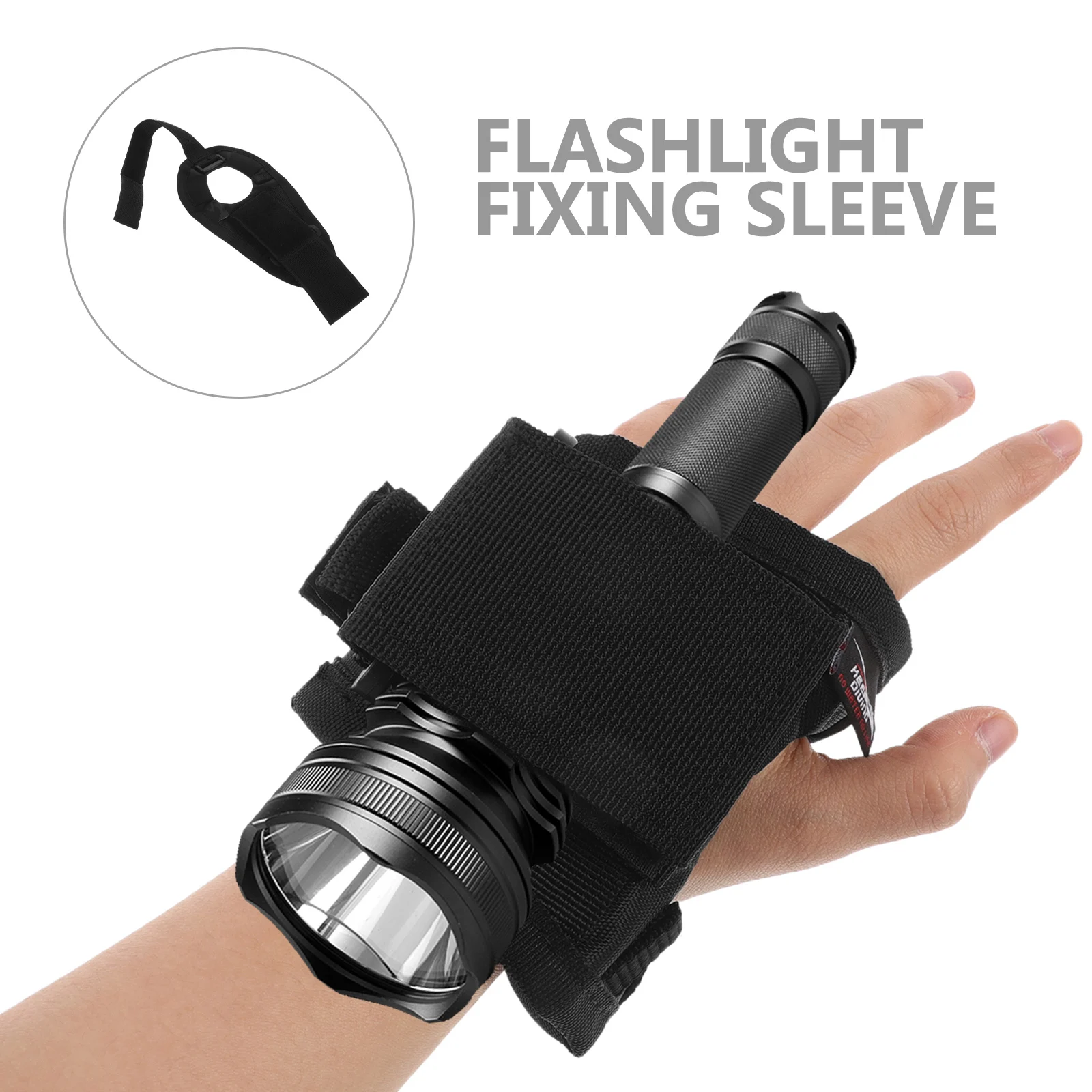 Scuba Diving Flashlight Strap Adjustable Wrist Lanyard Antislip Holder Outdoor Diving Gear Underwater Flashlight Holder