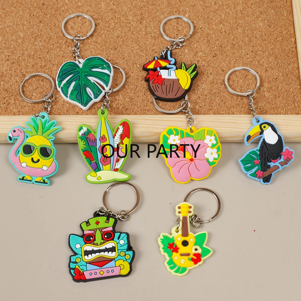 8Pcs Tropical Hawai…