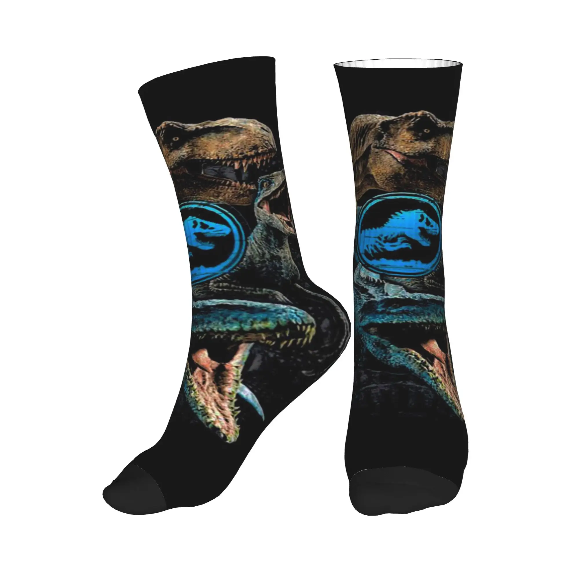 

All Seasons Jurassic World Sport Middle Tube Socks High Quality Crew Socks Fashion Stockings for Men Women