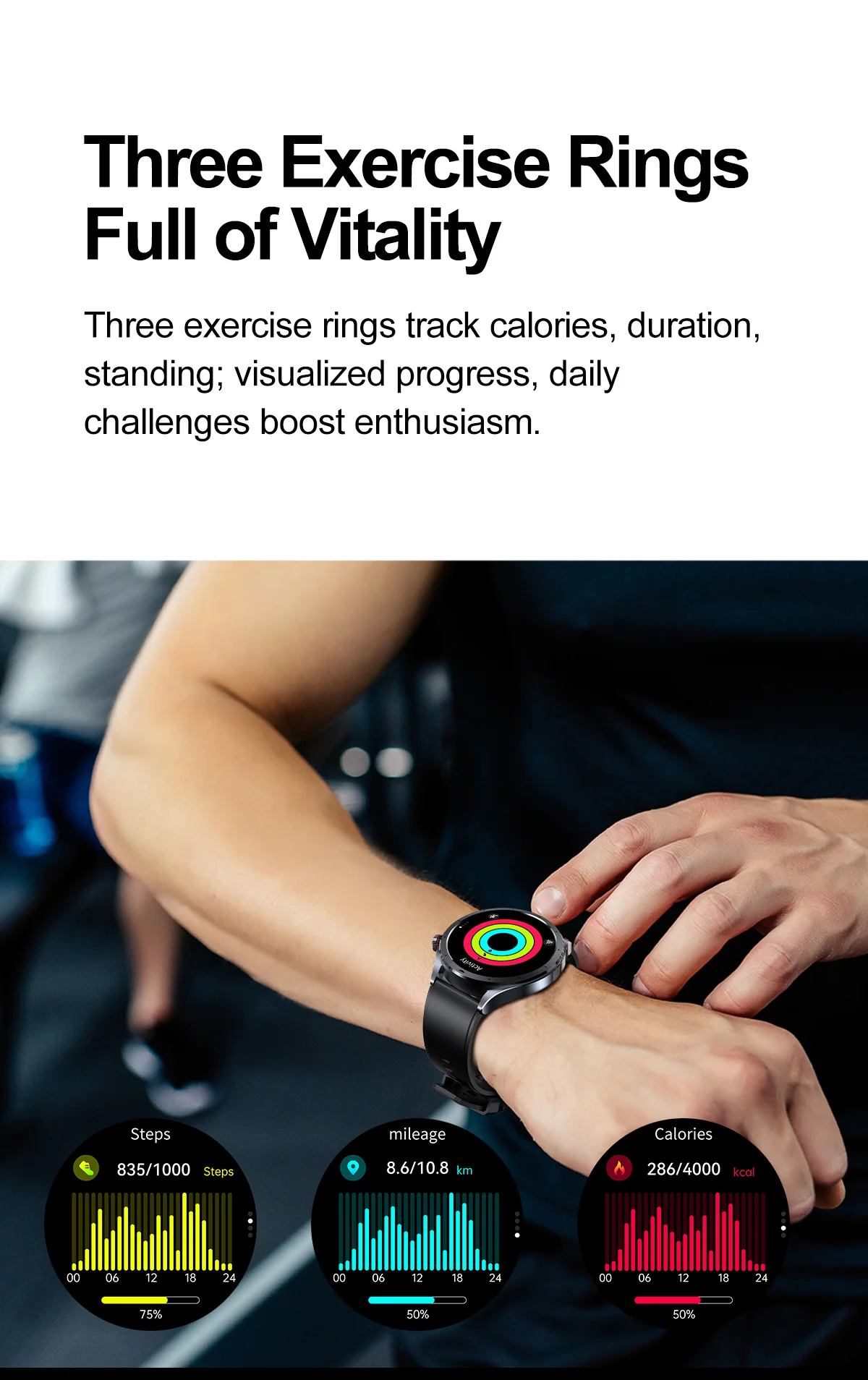 2026 Neue Körperfettanalyse Gesundheits-Smartwatch EKG+PPG Harnsäure Blutdruck Blutsauerstoff Uhr Anruf-Smartwatch für Männer Frauen – Detail 21