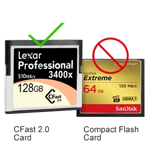 قارئ بطاقات Onefavor CFast USB3.0 قارئ بطاقات عالي السرعة واجهة من النوع c لبطاقة DSLR CFast