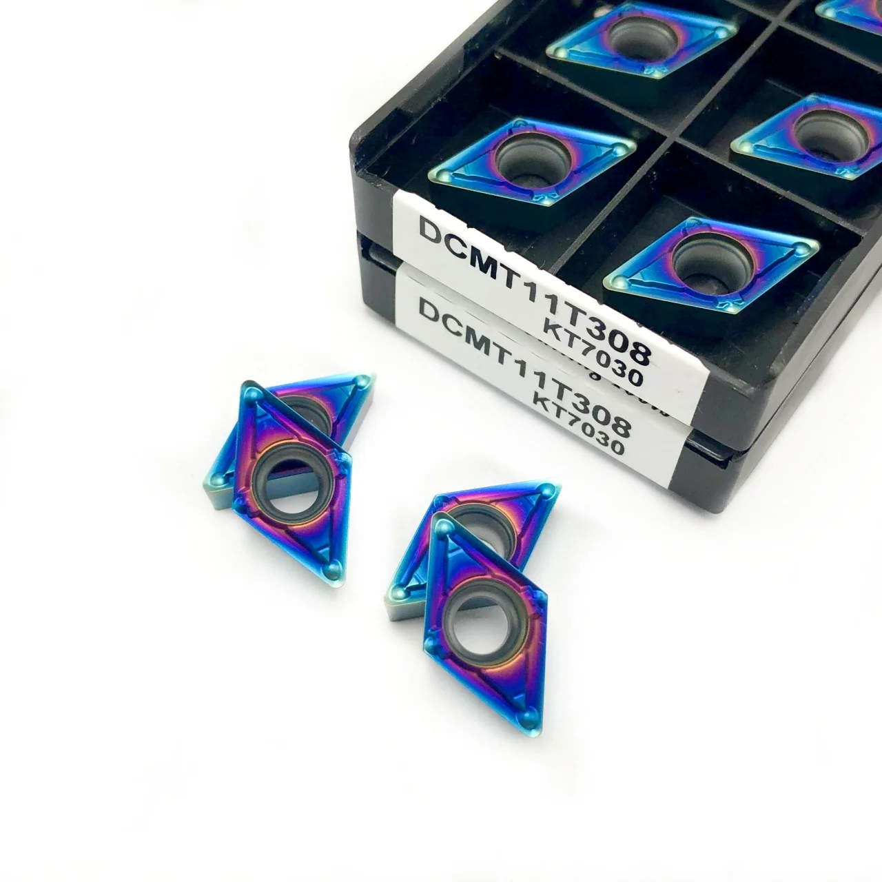 Carbide Insert Internal Turning Tool, Alta Qualidade, Torneamento CNC, Ferramentas De Torno De Corte, DCMT11T304, DCMT11T308, KT7030