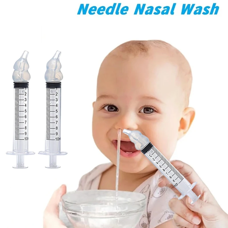 

1pcs Baby Nose Cleaner Rhinitis Nasal Washer Needle Tube Baby Nasal Aspirator Cleaner Syringe Baby Nose Washing For Children