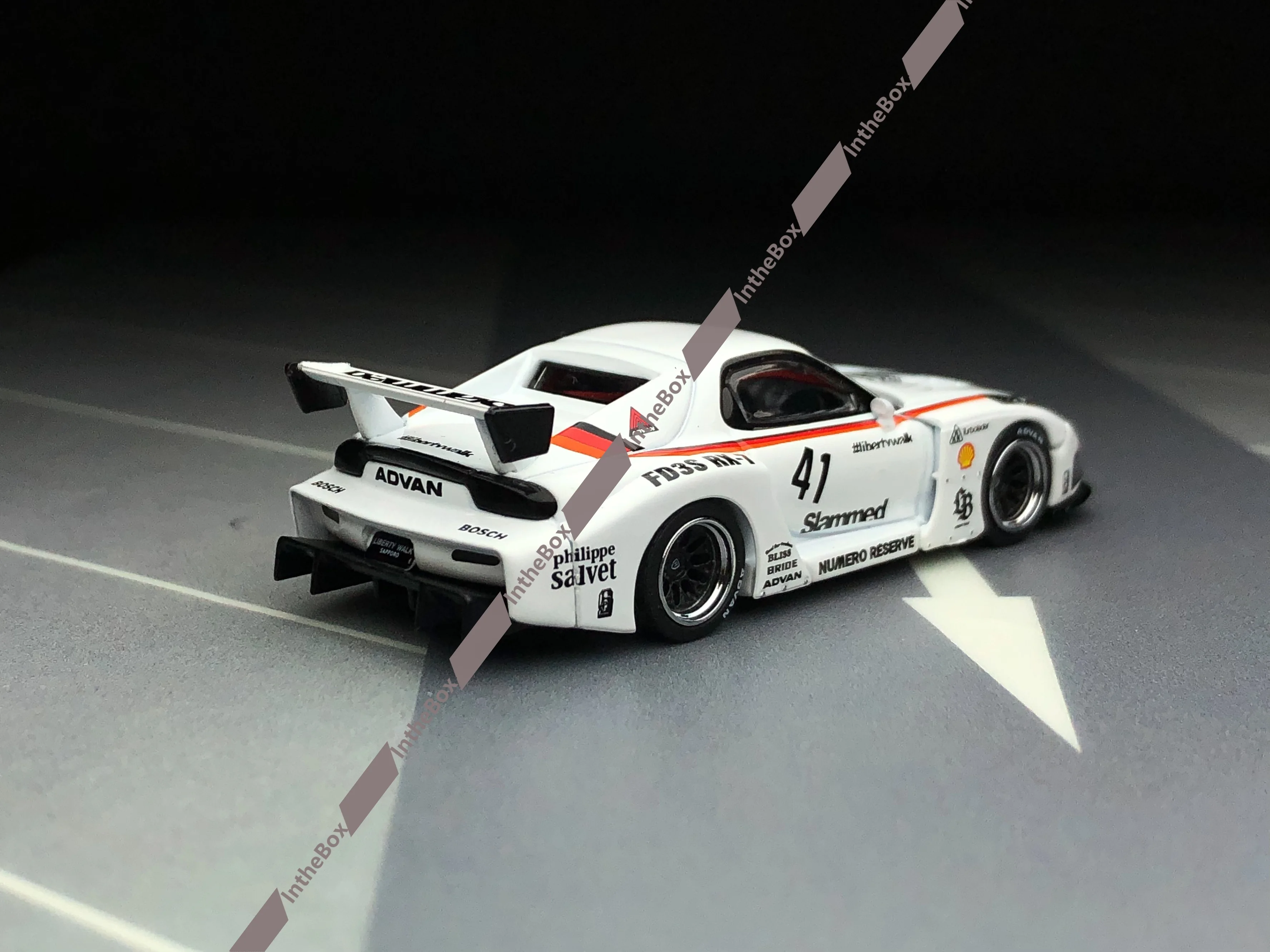 Mini GT #773 RX-7 LB-Super Silhouette #41 Numero Reserve 1/64 Diecast Model Car Collection Limited Edition Hobby Toys