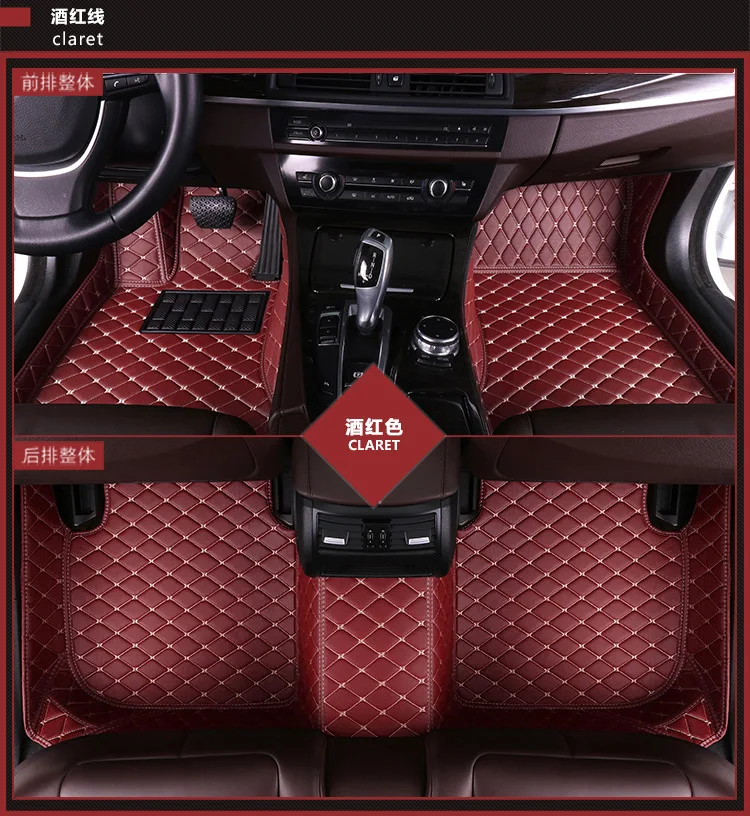 For BMW 5 Series All Model Years E34 E39 E60 E61 F07 F10 F11 F90 G31 G38 F18 G30 Car Carpet Provide Model and Production Date