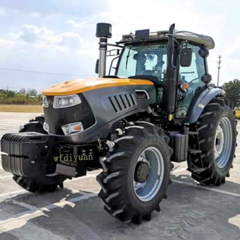 Produk baru: DIYUAN Model terbaru 200hp traktor Mini daya tinggi 4wd dengan Aksesori tambahan seperti Loader dan Backhoe