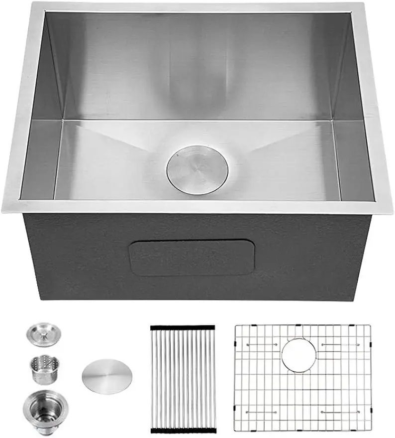 

Undermount Laundry Sink 21 Inch - Sarlai 21x18x12 Inch Undermount Laundry Utility Sink Deep Single Bowl 16 Gauge