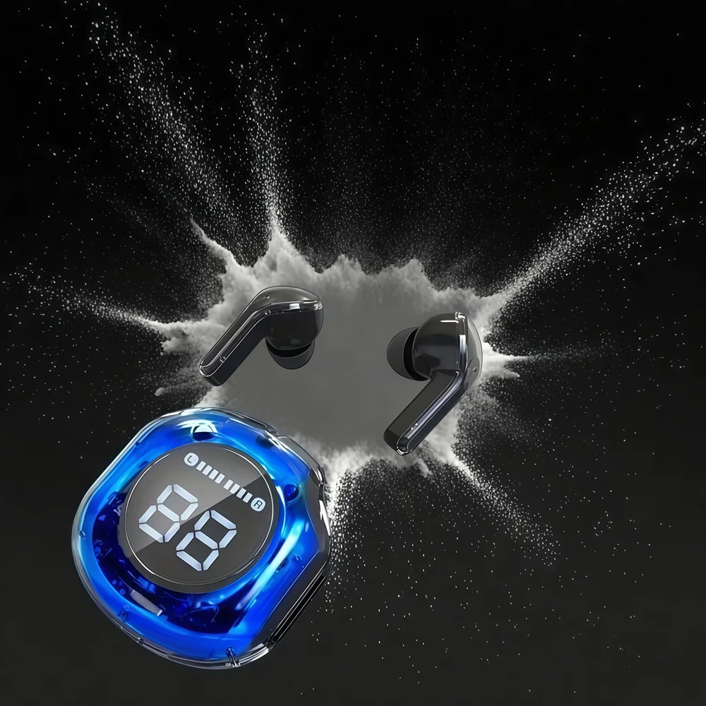 جديد T8 TWS سماعة لاسلكية بلوتوث 5.3 سماعات الرياضة سماعات الألعاب الحد من الضوضاء سماعات الأذن باس التحكم باللمس للهاتف #1