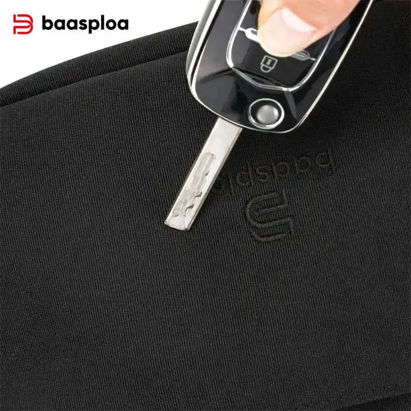 Baasploa Running Waist Bag Waterproof Jogging Portable Outdoor Phone Holder Belt Bag Women Men Fitness Sport Accessories