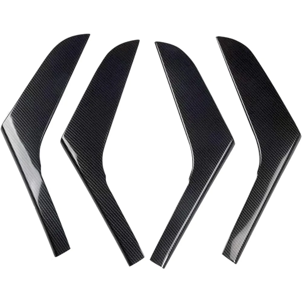 For VW Volkswagen Golf 6 Mk6 2010 2011 2012 2013 2014 Car Interiror Accessories Inner Door Armrest Cover ABS Carbon Fiber Grain