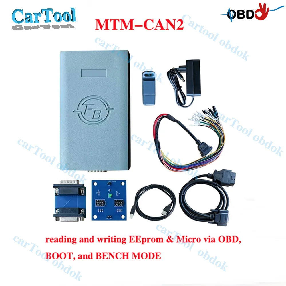 

MTM CAN2 Hardware & Software to Read and Write EEprom /Micro Via OBD BOOT and BENCH MODE EUC Programming Tools Obdok KT200II
