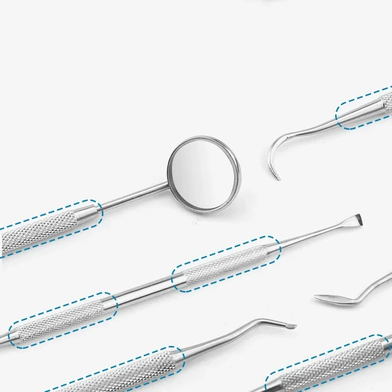 5 sztuk/zestaw lustro dentystyczne ze stali nierdzewnej dentysta dentystyczny przygotowany zestaw narzędzi sonda zestaw do pielęgnacji zębów