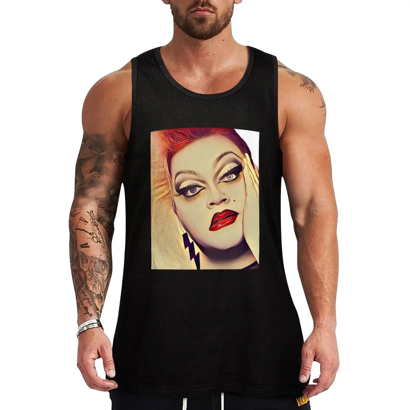 

Ginger Minj Tank Top gym t-shirts man Man gym clothes gym shirt man